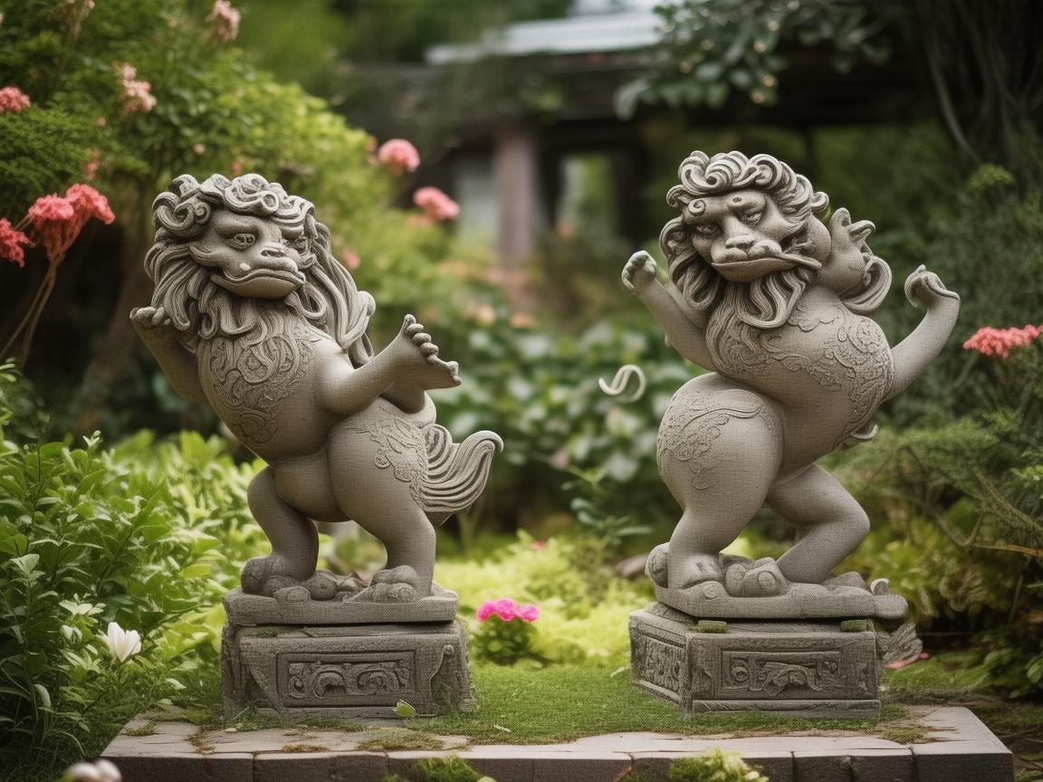 舞动石狮，演绎独特文化风情